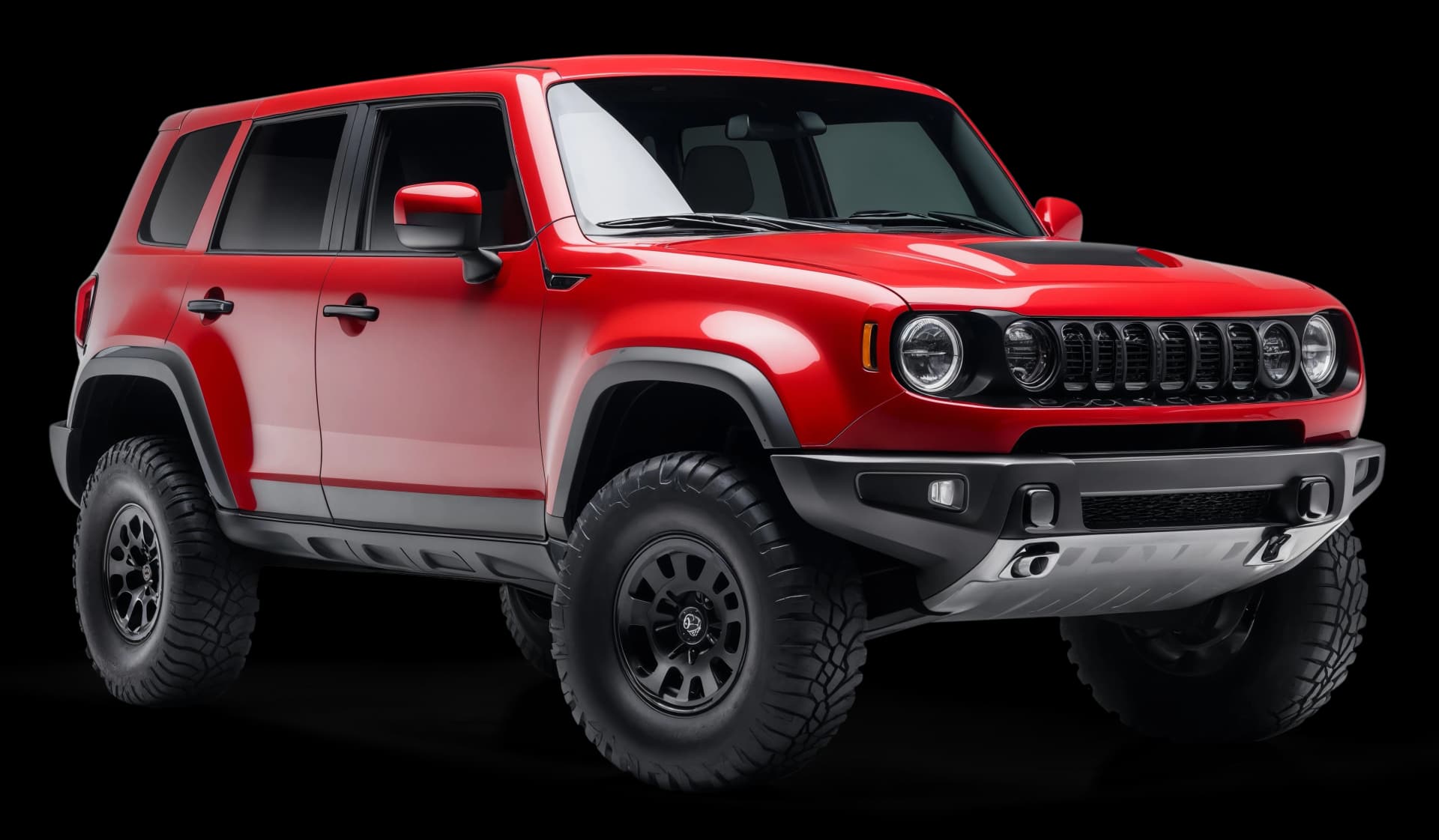 Red SUV - Triveni Tours & Travels